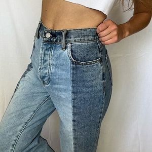 Two-tone Jeans
